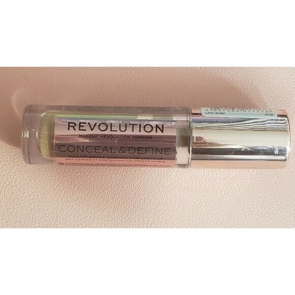 NEW SEALED Makeup Revolution Conceal & Define Concealer Full Coverage- C12 - Picture 2 of 5